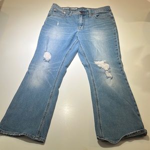 J. Crew 9” Demi Boot Crop Jeans, Size 29